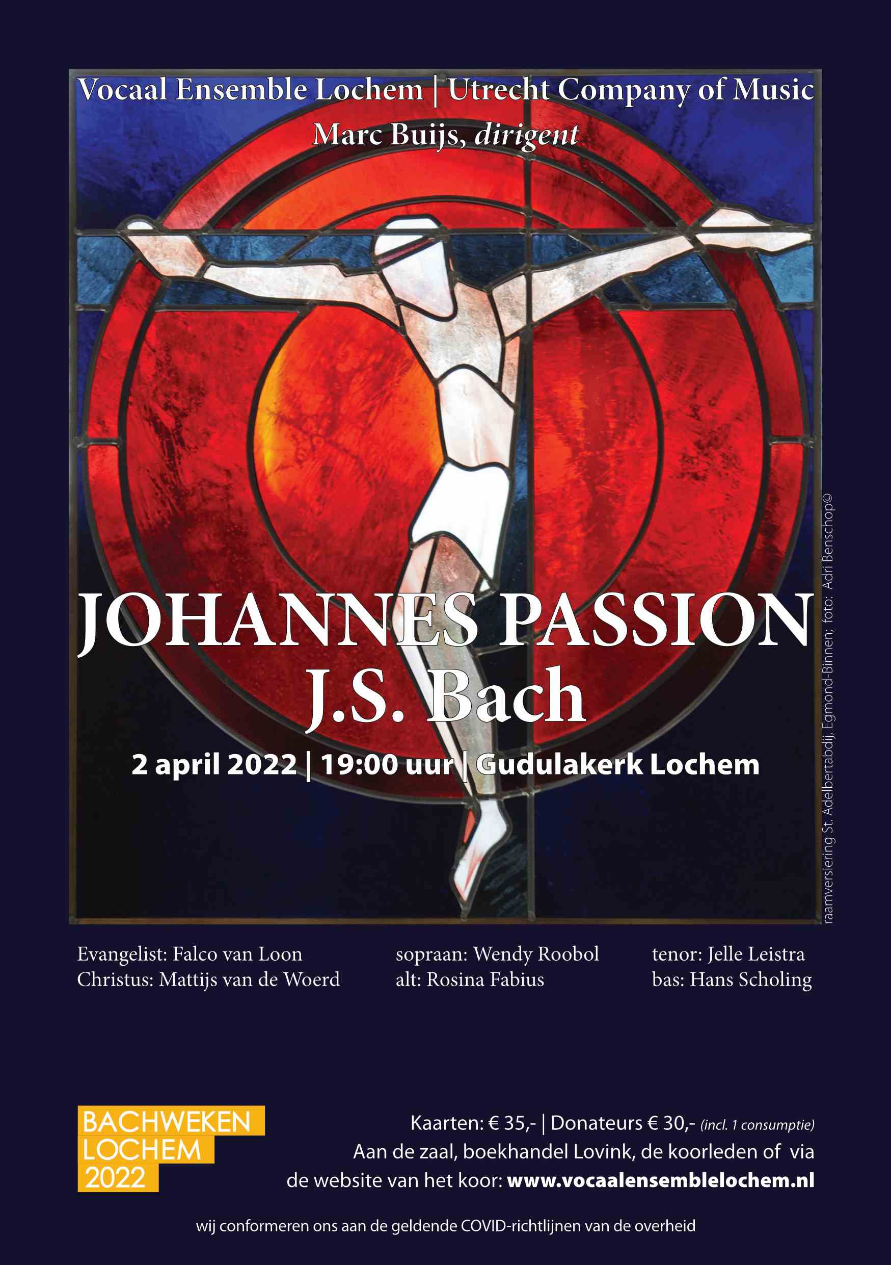 Johannes Passion 2022 Vocaal Ensemble Lochem