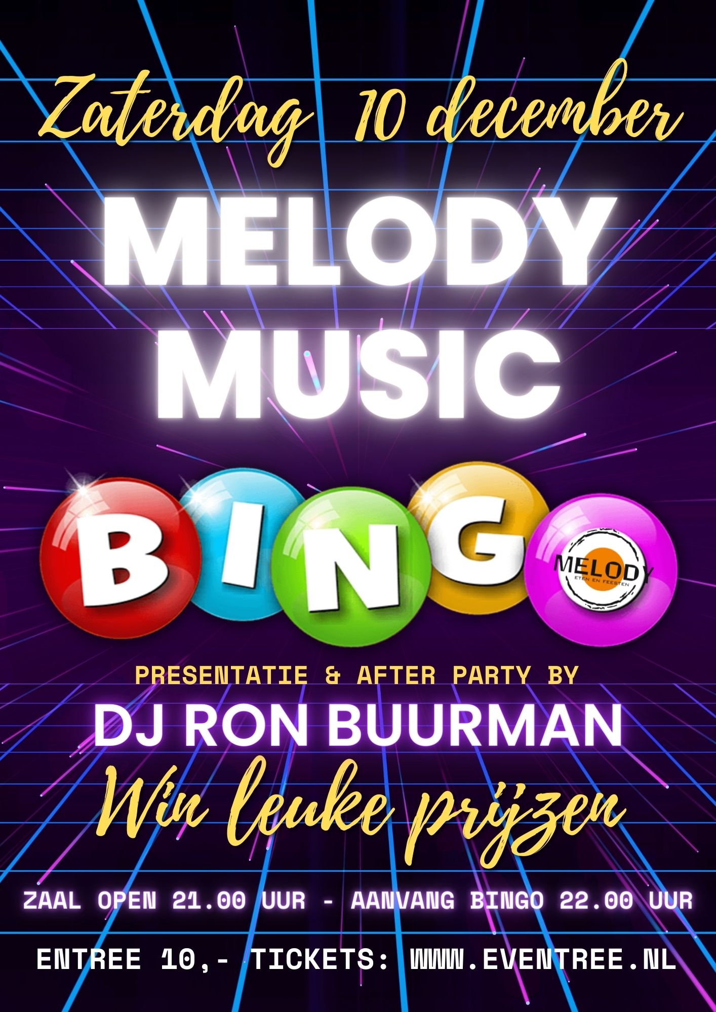 Melody Music Bingo LIVE